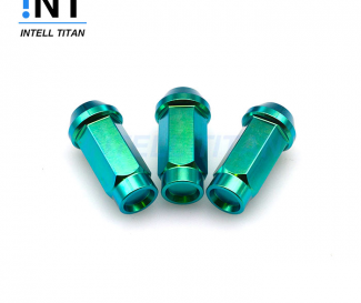 Titanium alloy auto part wheel lug nut lock nut M12*1.5